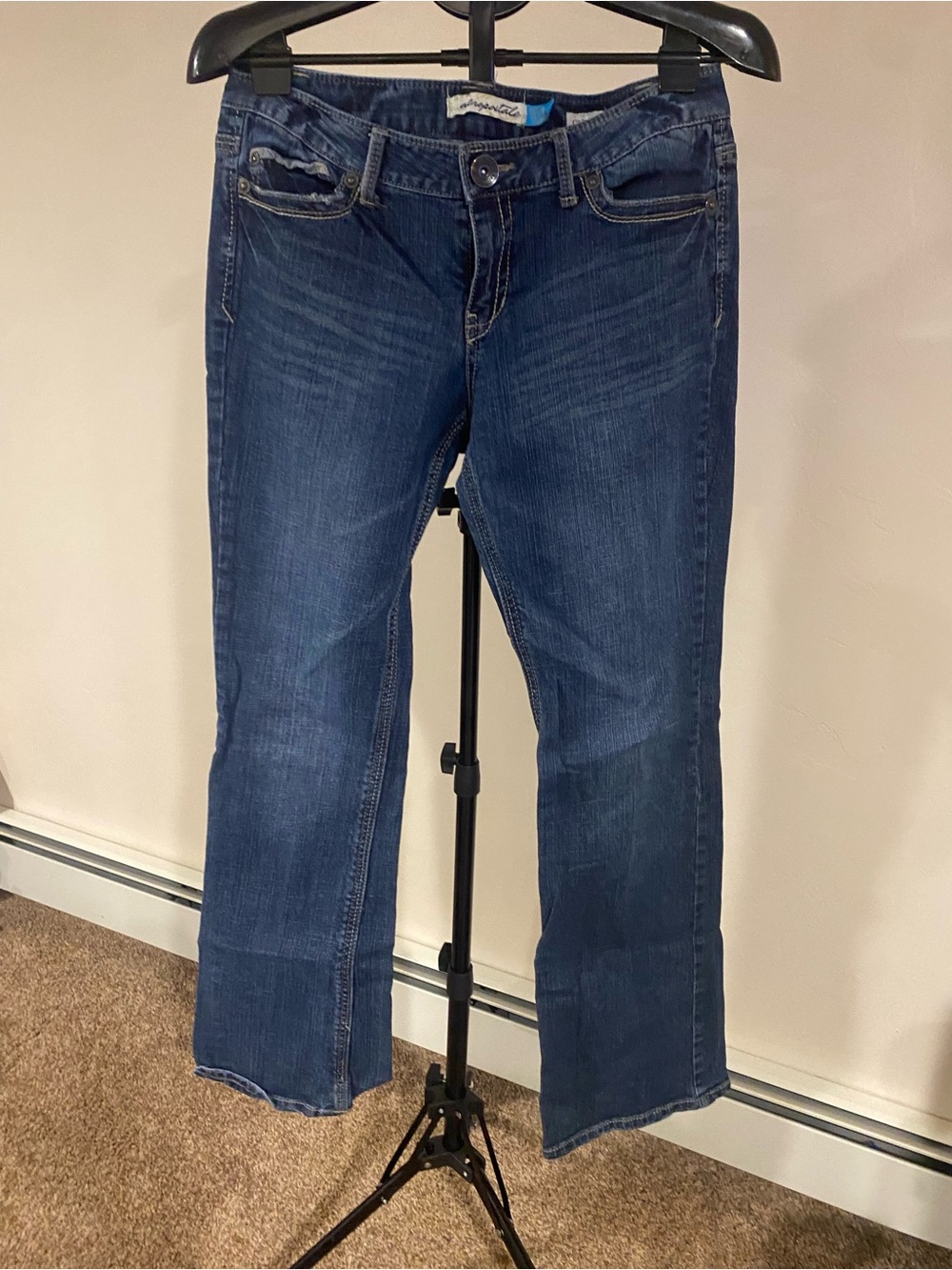 Aeropostale Women's Dark Blue Flared Jeans
